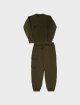 Кофта та штани кольору хакі DSQUARED KID з бавовни: фото - Invogue