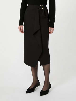 Чёрная юбка Max Mara из шерсти: фото 1 - Invogue
