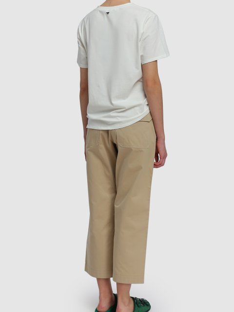 Бежевые брюки WEEKEND MAX MARA: фото 2 - Invogue