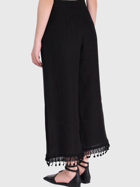 Чорні брюки MAX MARA : фото 3 - Invogue