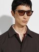 Коричневі окуляри ZEGNA сонцезахисні: фото 1 - Invogue