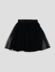 Темно-синя спідниця DOLCE&GABBANA KIDS з бавовни: фото - Invogue