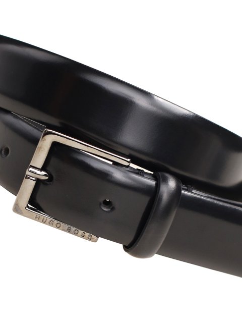Чорний ремінь BOSS : фото 6 - Invogue