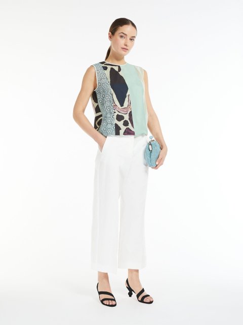 Зелёная блуза WEEKEND MAX MARA: фото 4 - Invogue