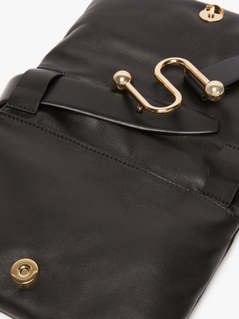 Черная сумка Sportmax из мягкой кожи маленькая: фото 4 - Invogue