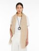 Кремовий шарф MAX MARA : фото 1 - Invogue