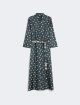 Синя сукня Max Mara з шовкової саржі: фото - Invogue