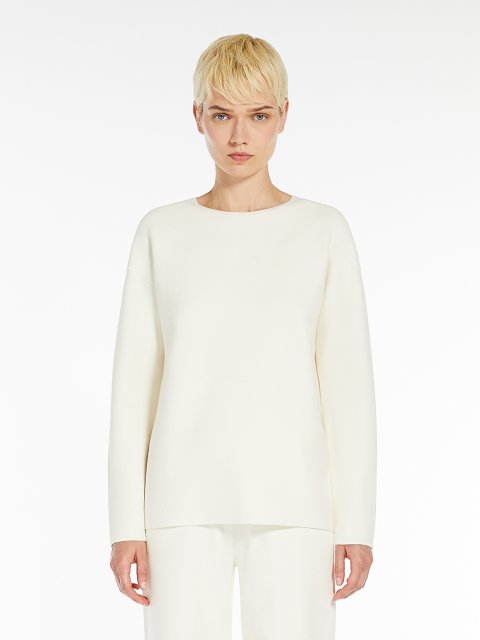 Білий светр Max Mara з еластичної віскози: фото 2 - Invogue
