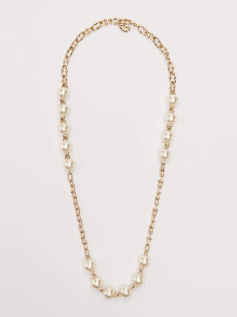 Золотое колье WEEKEND ACCESSORIES: фото - Invogue