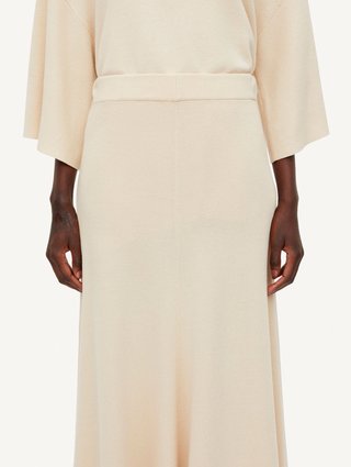 Бежевая юбка BY MALENE BIRGER: фото 1 - Invogue