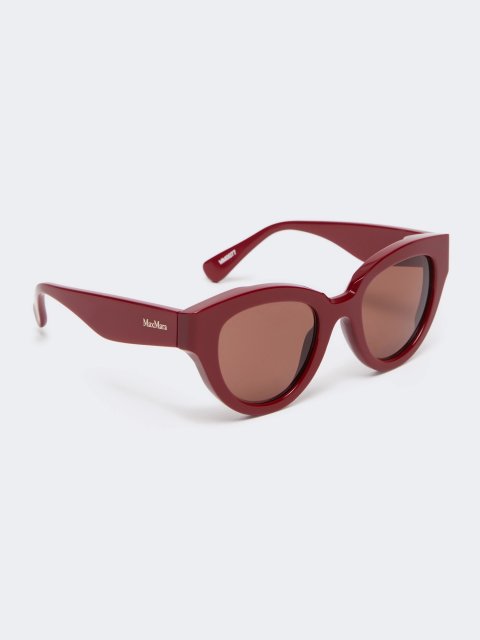 Червоні сонцезахисні окуляри MAX MARA метелики: фото 2 - Invogue