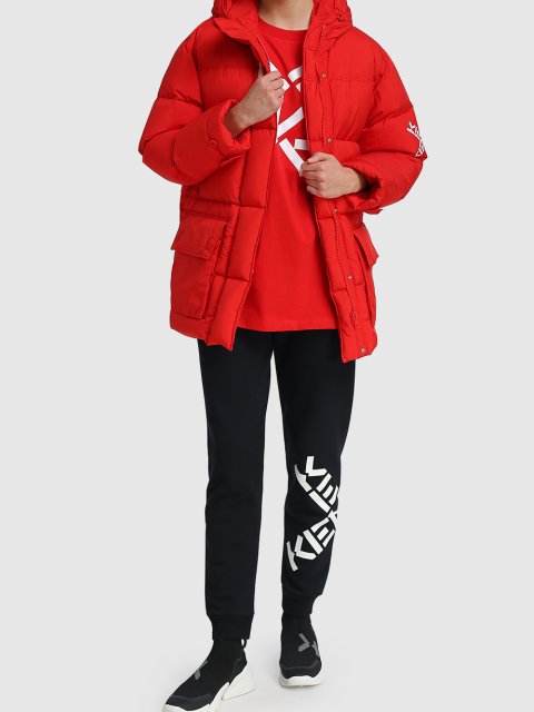 Красная куртка KENZO: фото 1 - Invogue
