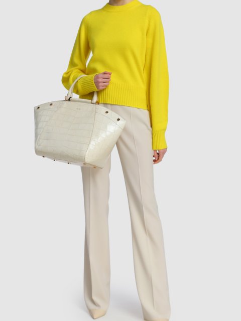 Жёлтый свитер SPORTMAX: фото 1 - Invogue