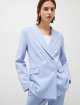 Голубой жакет Marella двубортный: фото 2 - Invogue