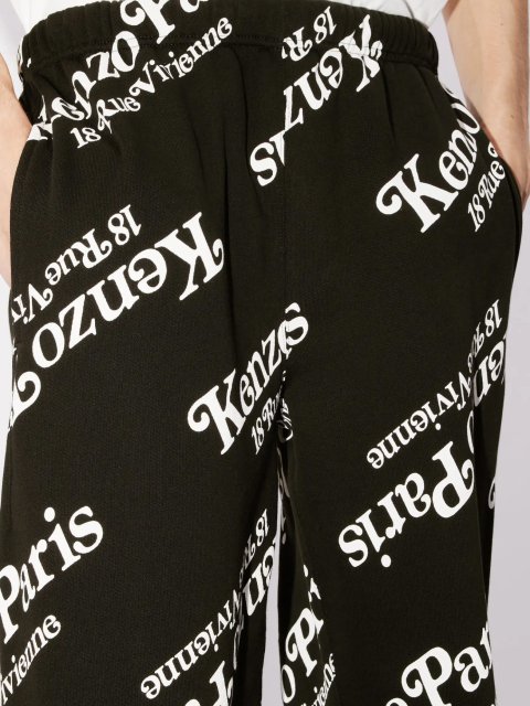 Черные спортивные брюки KENZO унисекс: фото 3 - Invogue