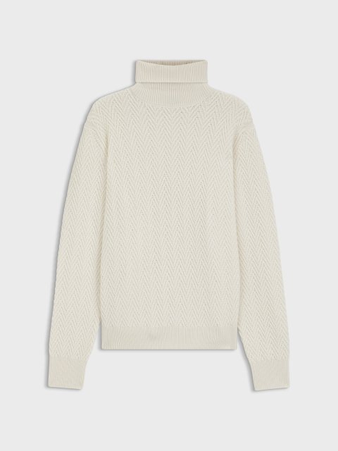 Білий светр BOSS з вовни: фото - Invogue