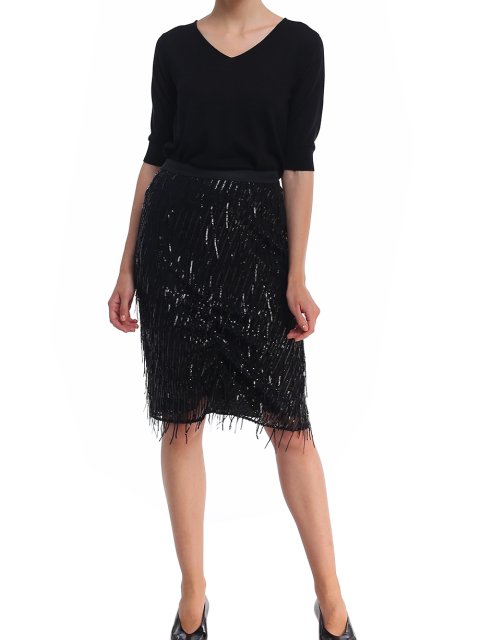 Чёрный свитер DOROTHEE SCHUMACHER: фото 1 - Invogue