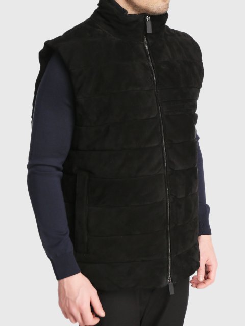 Чорний жилет BOSS : фото 2 - Invogue