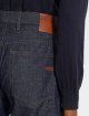Темно-сині джинси ZEGNA з бавовни та льону: фото 4 - Invogue