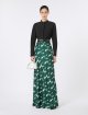 Черная рубашка MAX MARA из эластичного поплина: фото 1 - Invogue