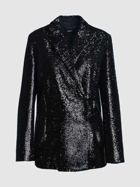 Чёрный пиджак JOSEPH: фото - Invogue