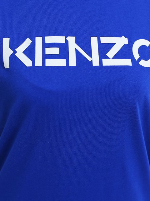 Синяя футболка KENZO: фото 5 - Invogue