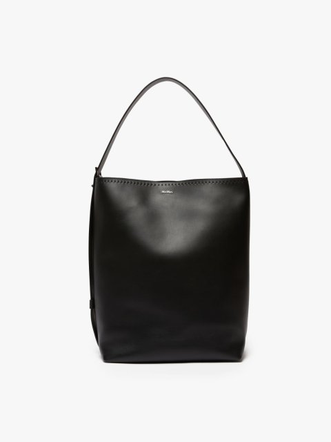 Черная сумка MAX MARA из кожи: фото - Invogue