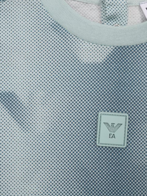 Зелений костюм Emporio Armani з ліоцелу з бавовною: фото 3 - Invogue
