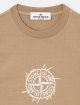 Сіра футболка з логотипом Stone Island з бавовни: фото 2 - Invogue