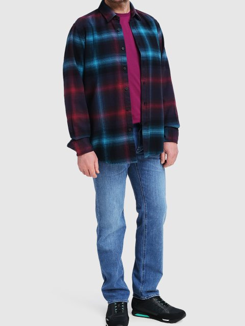 Фиолетовая футболка BOSS: фото 1 - Invogue