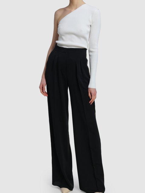 Чёрные брюки MAX MARA: фото 1 - Invogue