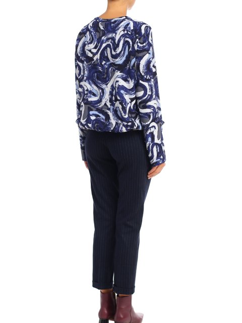 Синяя блуза MAX&CO: фото 4 - Invogue