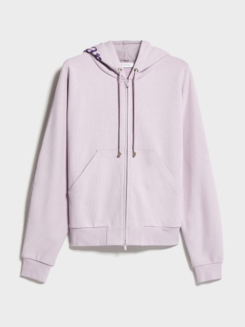 Сиреневая кофта спорт MAX MARA: фото - Invogue