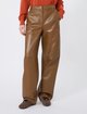 Карамельні брюки Max Mara зі шкіри: фото 2 - Invogue