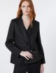Чорний жакет Weekend Max Mara з льону: фото 4 - Invogue