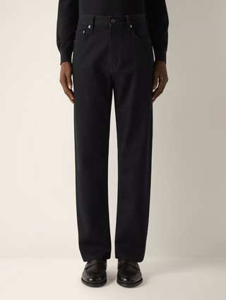 Черные джинсы ZEGNA из хлопка: фото 1 - Invogue