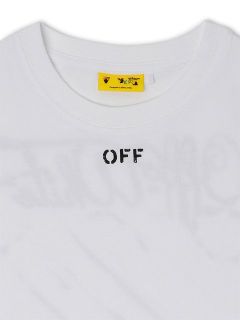 Біла футболка Off-White з бавовни: фото 2 - Invogue