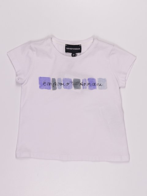 Біла футболка EMPORIO ARMANI KIDS : фото - Invogue