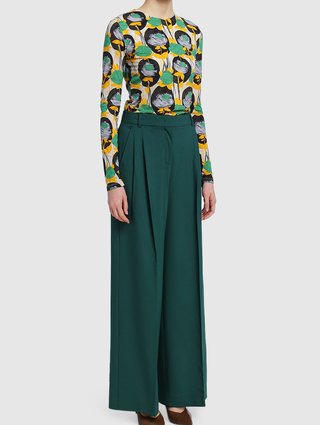 Зелёный свитер Sportmax: фото 1 - Invogue