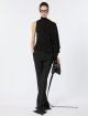 Чорна сумка SPORTMAX з м'якої шкіри наппа: фото 1 - Invogue