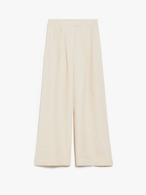 Кремові широкі брюки Max Mara: фото - Invogue