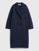 Синє пальто MAX MARA двобортне: фото - Invogue