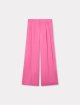 Розовые брюки Kenzo из натуральной шерсти: фото - Invogue