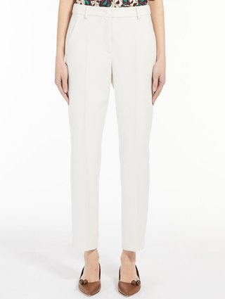 Кремовые брюки WEEKEND MAX MARA: фото 1 - Invogue