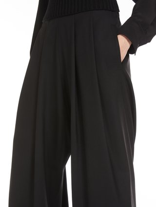 Чорні брюки Max Mara довгі: фото 4 - Invogue