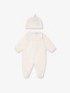Розовый комбинезон, шапочка EMPORIO ARMANI KIDS: фото - Invogue