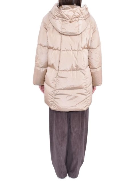 Бежевий пуховик WEEKEND MAX MARA: фото 2 - Invogue