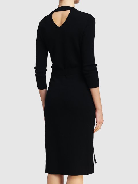 Чёрное платье MARELLA: фото 4 - Invogue