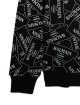 Чорна кофта, штани BALMAIN KIDS з бавовни: фото 3 - Invogue