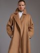 Темно-бежеве пальто MAX MARA прямого крою: фото 4 - Invogue